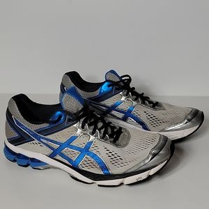 Asics GT - 1000, Silver, Blue, Running Shoes